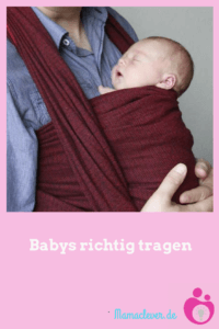 Babys richtig tragen