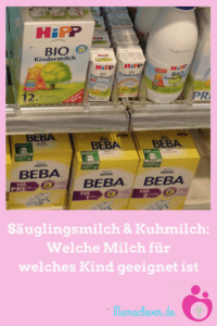 Welche Milch für Babys geeignet ist