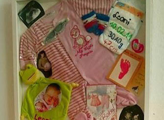 Erinnerungsrahmen fürs Baby
