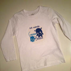 Selbst gestaltetes T-Shirt "Ich werde großer Bruder"