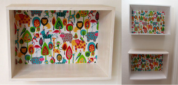 DIY Upcycling Wandregal aus alten Weinkisten für das Kinderzimmer