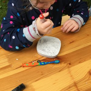 Ideen für die Dinoparty - Ausgrabungsset