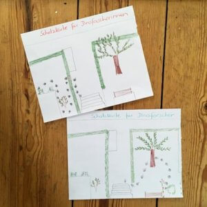 Ideen für den Dinosaurier-Kindergeburtstag - Schatzsuche für Dinoforscher