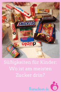 In welchen Süßigkeiten für Kinder ist am meisten Zucker drin?