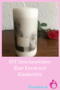 Anleitung: Eine Kerze mit Kinderfoto gestalten