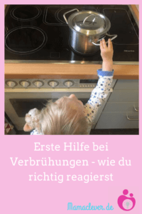 Verbrühungen gehören zu den häufigsten Unfallursachen bei Kindern. So leistest du richtig erste Hilfe.