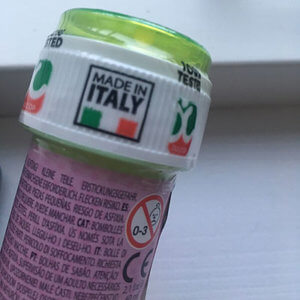 Seifenblasen, die Polyquaternium enthalten