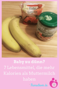 7 Lebensmittel für dünne, leichte Babys