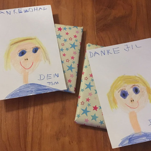 Geschenke zum Kitaabschied für die Erzieher