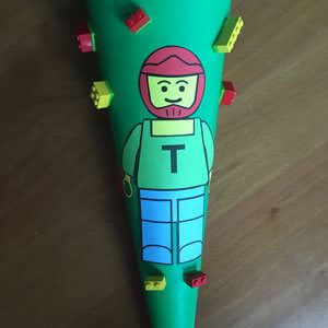 Detail DIY-Lego-Schultüte
